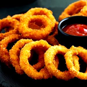 Quantas calorias em 1 Porçoes Cebola Empanada?