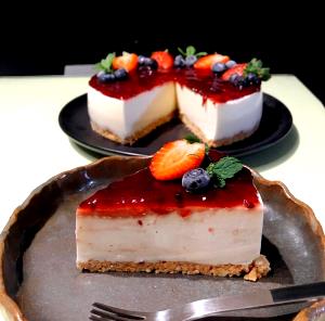 Quantas calorias em 1 Porçoes Cheescake Fit?