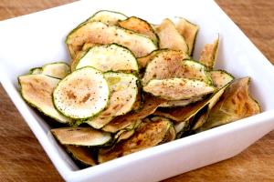 Quantas calorias em 1 Porçoes Chips De Abobrinha?