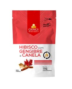 Quantas calorias em 1 Porçoes Chá De Hibisco Com Gengibre E Canela?