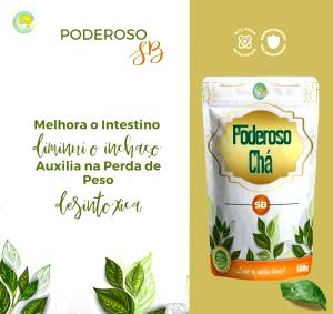 Quantas calorias em 1 Porçoes Chá Poderoso?