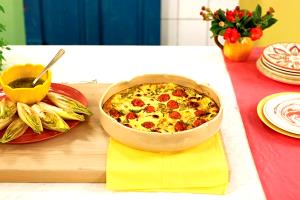 Quantas calorias em 1 Porçoes Clafoutis De Abobrinha?