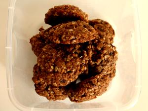 Quantas calorias em 1 Porçoes Cookie De Aveia Integral?