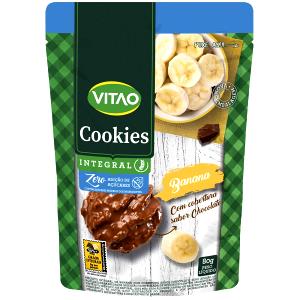 Quantas calorias em 1 Porçoes Cookie De Chocolate E Banana İntegral?