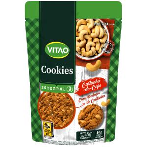 Quantas calorias em 1 Porçoes Cookie Integral De Canela E Castanha De Caju?