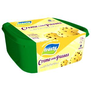 Quantas calorias em 1 Porçoes Creme Com Passas?