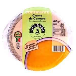 Quantas calorias em 1 Porçoes Creme De Cenoura?