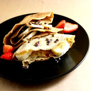 Quantas calorias em 1 Porçoes Crepe Baja En Carbohidratos?