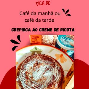 Quantas calorias em 1 Porçoes Crepioca Com Creme De Ricota?