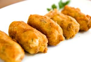 Quantas calorias em 1 Porçoes Croquete De Batata E Cenoura Assado?