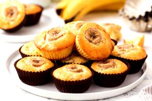 Quantas calorias em 1 Porçoes Cupcake İntegral De Banana?