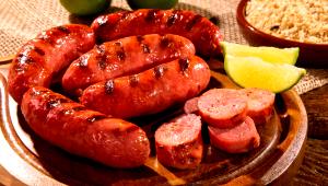 Quantas calorias em 1 Porçoes Ensopado De Linguiça De Frango E Bacon?