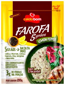 Quantas calorias em 1 Porçoes Farofa De Grãos?