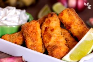 Quantas calorias em 1 Porçoes File De Peixe Empanado Na Air Fryer?