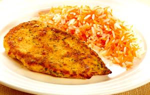 Quantas calorias em 1 Porçoes Filé De Frango À Milanesa Assado Light?