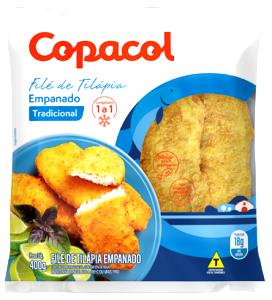 Quantas calorias em 1 Porçoes Filé De Tilapia Empanado?