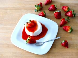 Quantas calorias em 1 Porçoes Flan De İogurte Low Carb?