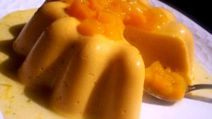 Quantas calorias em 1 Porçoes Flan De Manga?