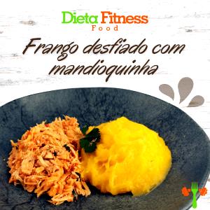 Quantas calorias em 1 Porçoes Frango Desfiado Com Mandioquinha?