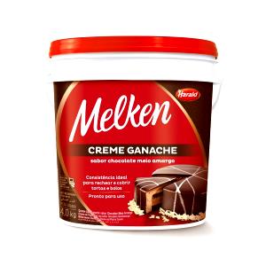 Quantas calorias em 1 Porçoes Ganache Chocolate Meio Amargo?