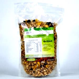 Quantas calorias em 1 Porçoes Granola?