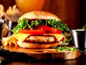 Quantas calorias em 1 Porçoes Hamburguer De Sábado?