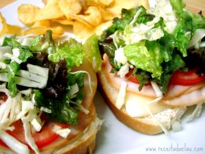 Quantas calorias em 1 Porçoes Hamburguer Recheado Com Peito De Peru E Queijo Branco?