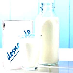 Quantas calorias em 1 Porçoes KEFIR DE LEITE DESNATADO?