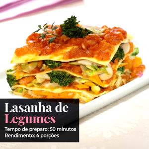 Quantas calorias em 1 Porçoes Lasanha De Legumes?