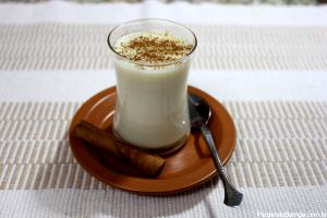 Quantas calorias em 1 Porçoes Leite Desnatado Com Canela?