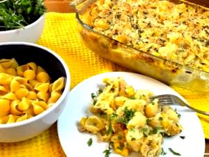 Quantas calorias em 1 Porçoes Macarrão Com Atum E Ricota?