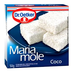 Quantas calorias em 1 Porçoes Maria Mole De Coco?