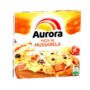 Quantas calorias em 1 Porçoes Massa Básica Para Pizza De Mussarela?