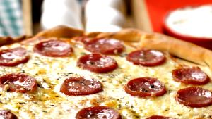 Quantas calorias em 1 Porçoes Massa De Pizza Do Soca?