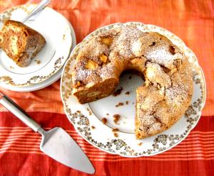 Quantas calorias em 1 Porçoes Melhor Bolo De Maçã Do Mundo?