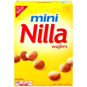 Quantas calorias em 1 Porçoes Mini Nilla Wafer - 5 Unids.?