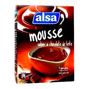 Quantas calorias em 1 Porçoes Mousse Chocolate Vi?