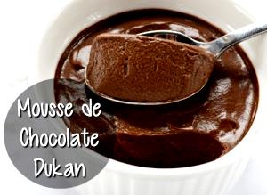 Quantas calorias em 1 Porçoes Mousse De Chocolate Dukan 1?