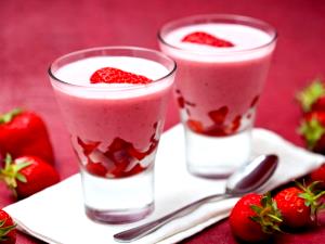 Quantas calorias em 1 Porçoes Mousse De Morango Diet?