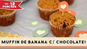 Quantas calorias em 1 Porçoes Muffin Banana Aprenda Na Cozinha?