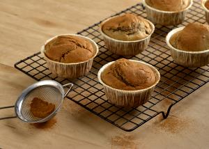 Quantas calorias em 1 Porçoes Muffin De Banana E Canela?