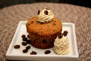 Quantas calorias em 1 Porçoes Muffin De Café Com Chocolate?