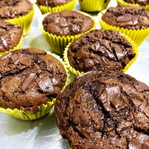 Quantas calorias em 1 Porçoes Muffin De Chocolate?