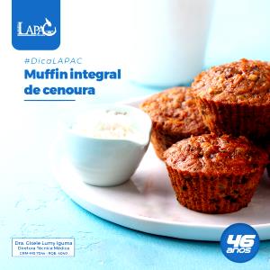 Quantas calorias em 1 Porçoes Muffin De Farinhas Integrais?