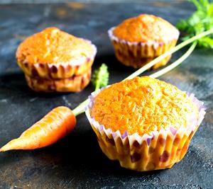 Quantas calorias em 1 Porçoes Muffin Salgado De Cenoura?