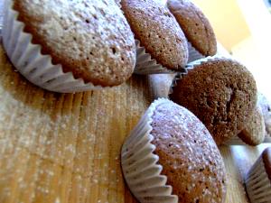 Quantas calorias em 1 Porçoes Muffins De Cacau Com Passas?