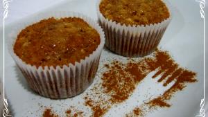 Quantas calorias em 1 Porçoes Muffins De Maçã, Cenoura, Canela E Passas?