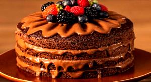 Quantas calorias em 1 Porçoes Naked Cake De Banana E Cacau?