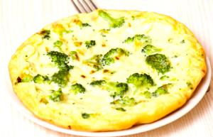 Quantas calorias em 1 Porçoes Omelete Brócolis?