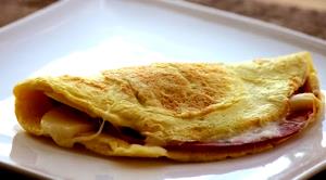 Quantas calorias em 1 Porçoes Omelete Com Tapioca?